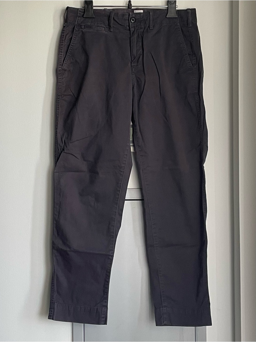 GAP Navy/ Charcoal Straight Khaki